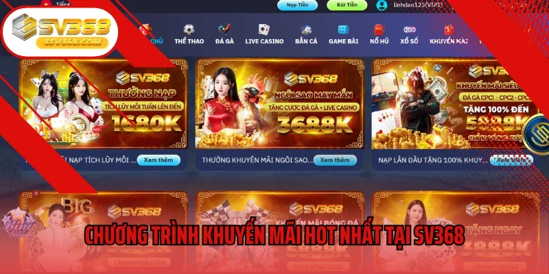 Chương trình khuyến mãi hot nhất tại SV368